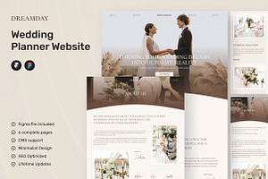 DreamDay - Wedding Planner Framer, a Websites & App Template by peterdraw