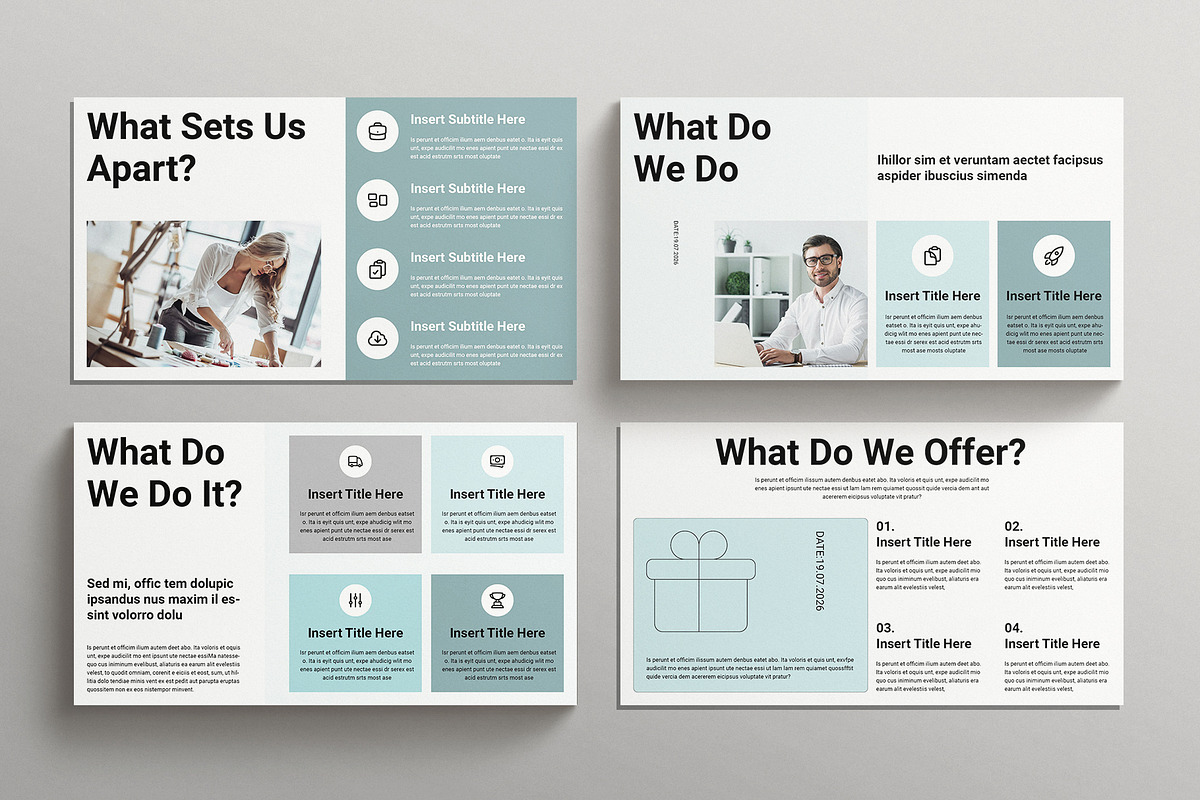 Business Plan Presentation Template, a Presentation Template by E-Type (Photo 3 of 5)