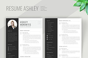 Resume Template Ashley, a Resume Template by Estartshop (Thumbnail 2 of 7)