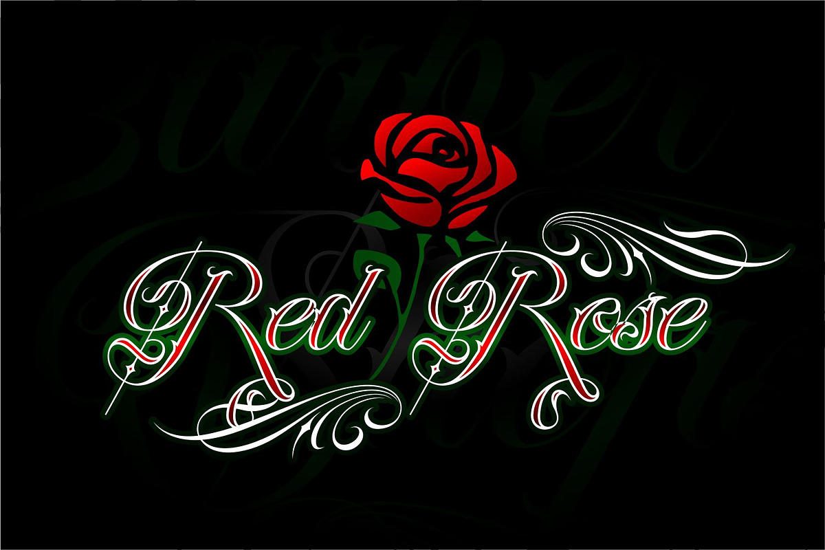 Ulgiora Edgy and  Luxurious Tattoo, a Script Font by WhymoreArt (Photo 4 of 12)