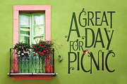 Picnic Caps Font, a Font by DesignSomething (Thumbnail 3 of 4)