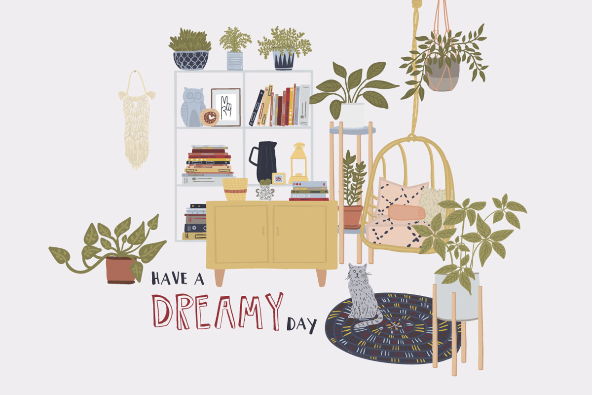 Illustrated Dreamy Home, a Decorative Illustration by Anna Ivanir (Photo 10 of 10)