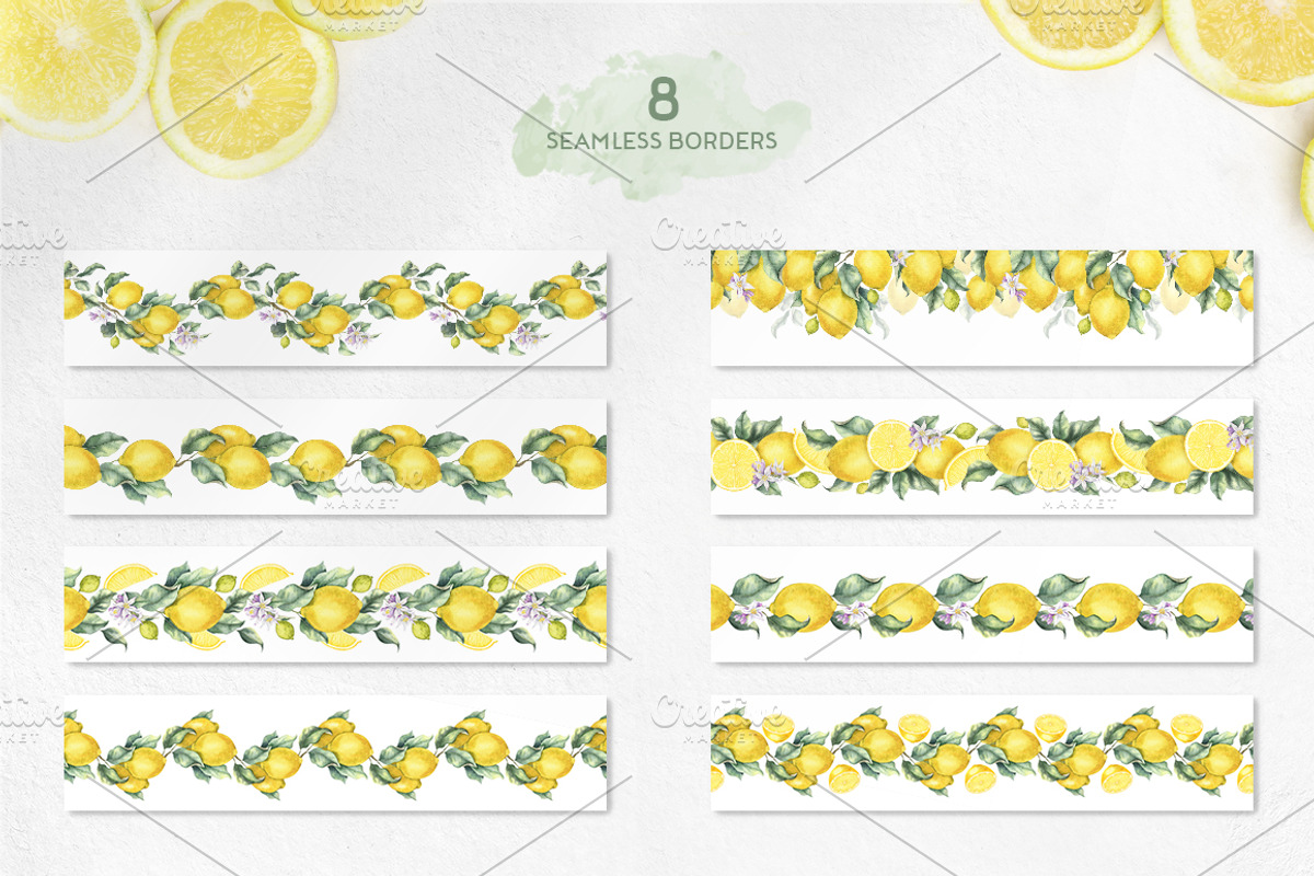 Lemon watercolor illustration, an Illustration by Fedulova Art (Photo 12 of 14)