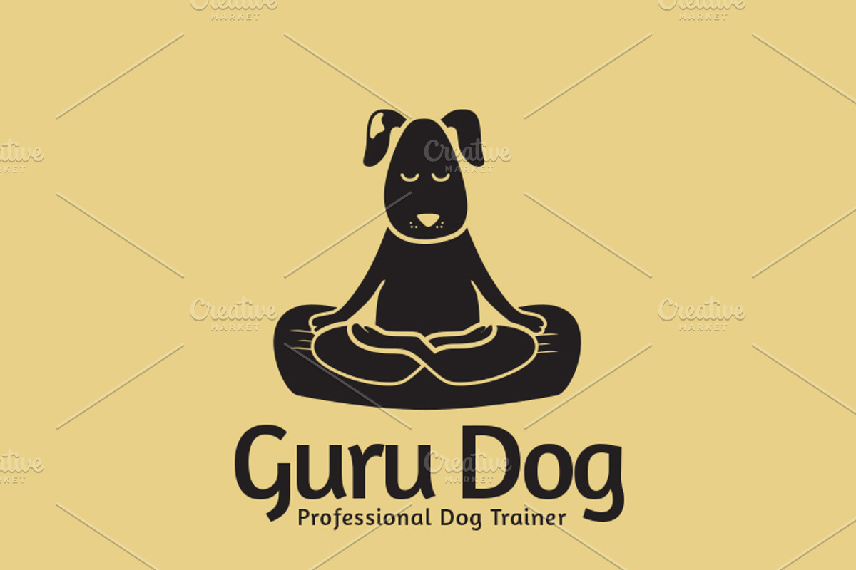 Guru Dog Logo, a Branding & Logo Template by Zlaws (Photo 3 of 5)