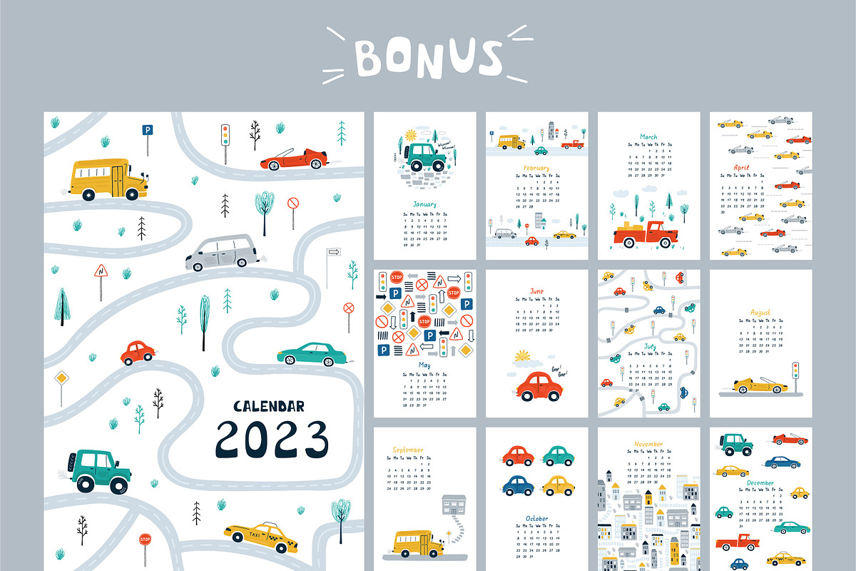 Beep! Kids car collection, a Decorative Illustration by RinSo_art (Photo 6 of 13)