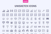 3000 Unisketch icons, an Outline Icon by Icojam store (Thumbnail 8 of 12)