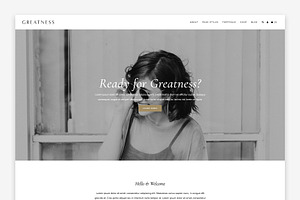 Greatness Wordpress Theme, a WordPress Template by Form & Flourish
