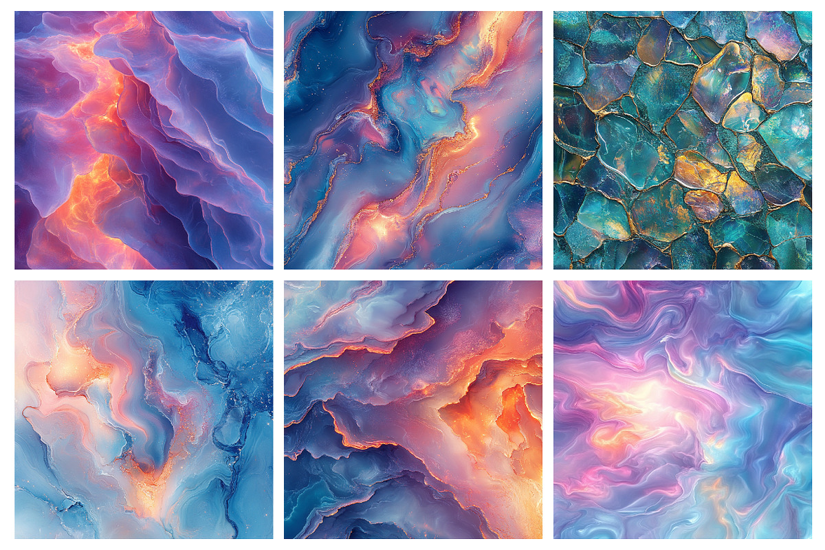 Opal textures, a Texture Illustration by RobertsArt (Photo 6 of 7)