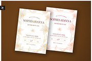 White Floral Retirement Invitation, a Card Template by Neermana (Thumbnail 1 of 4)