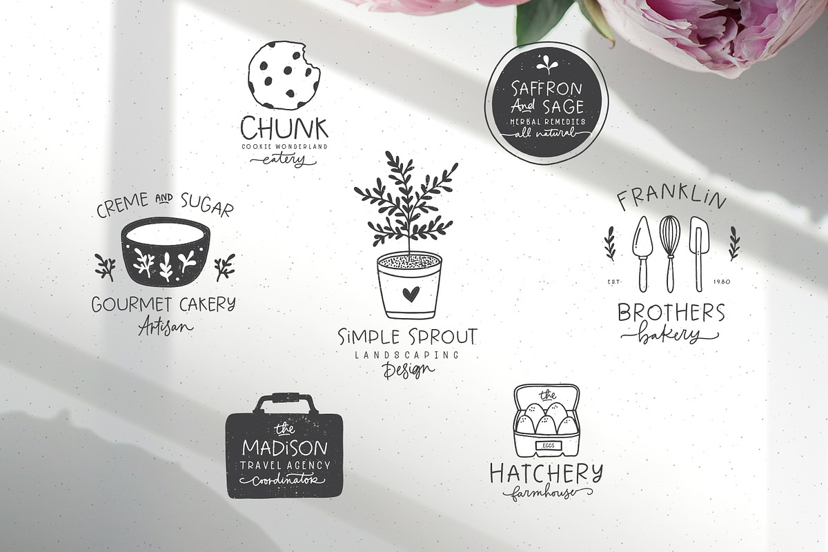 Sweetcreme Font & Logo Collection preview 8