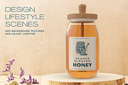 3D Honey Jar Mockup, a Packaging Mockup by Silver Moon Design School (Thumbnail 3 of 3)