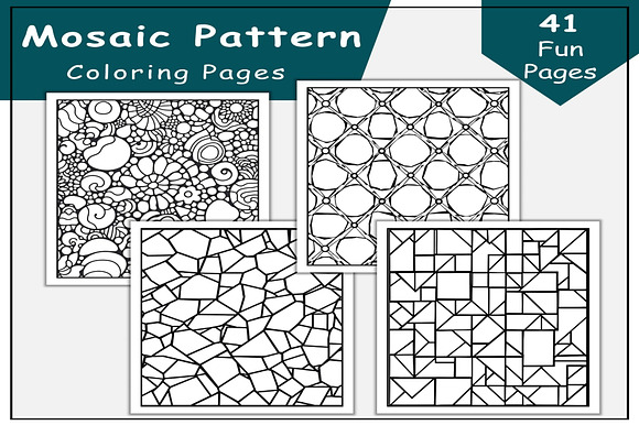 Mosaic Pattern Coloring Pages