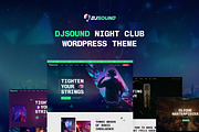 DJsound - Night Club WordPress Theme, a WordPress Template by Opal Wordpress Theme (Thumbnail 1 of 7)