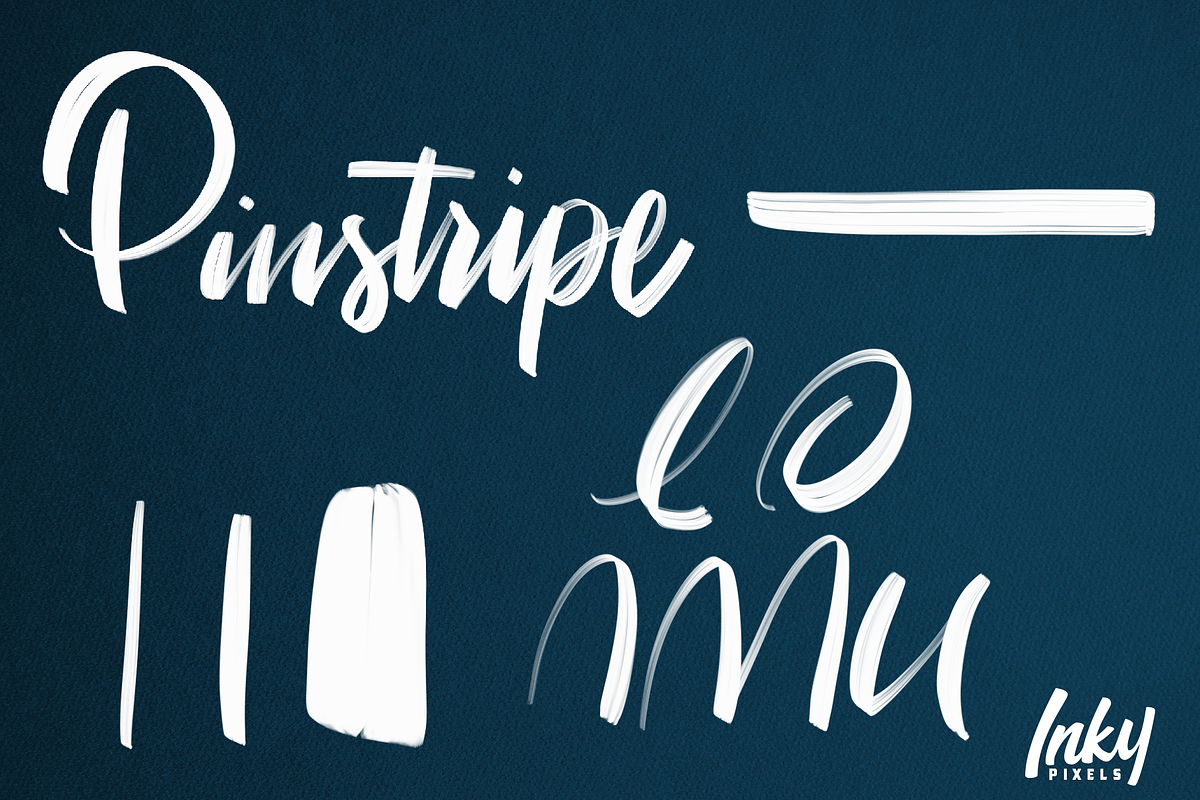 Inky Lettering Procreate Brushes, a Brush Add-On by Inky Pixels (Photo 7 of 10)