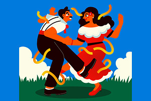 Dia De La Hispanidad Illustration, an Illustration by graphicook