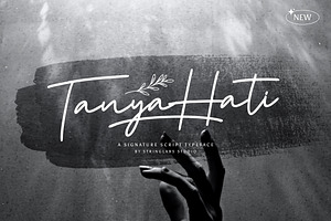 Tanya Hati - Signature Script Font