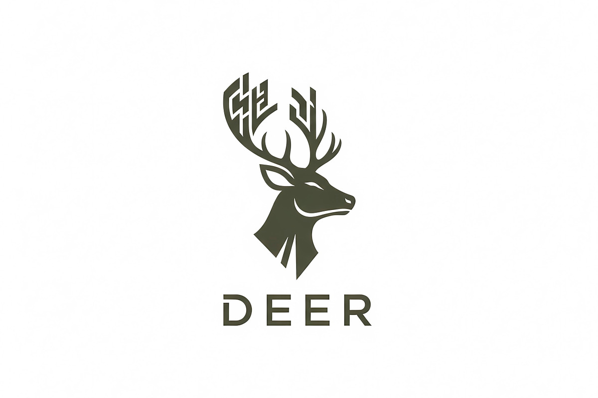 Deer Logo With, a Branding & Logo Template by Logocreative (Photo 1 of 2)