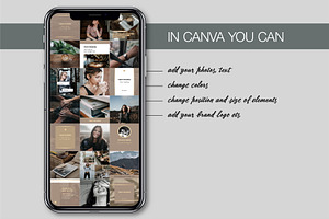 Beige Instagram CANVA Template N13