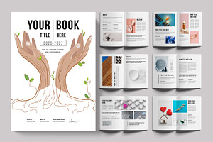 Book Design Template Layout, a Brochure Template by ContestDesign