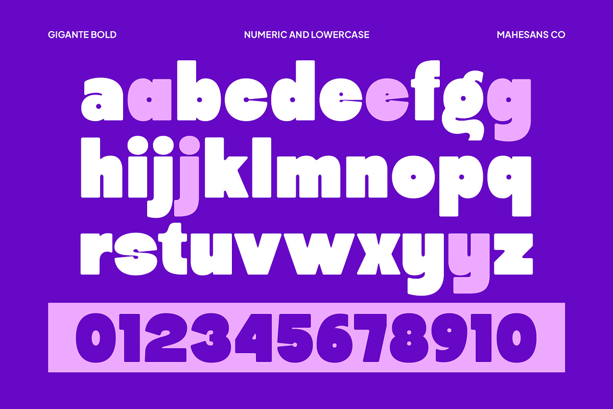 Gigante – Bold Display Font, a Sans Serif Font by Mahesans Co (Photo 9 of 10)