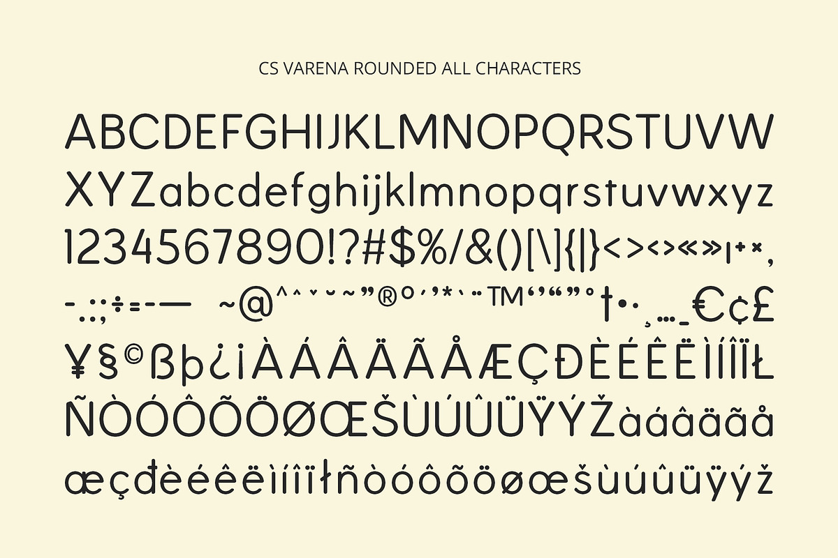 Varena Rounded, a Sans Serif Font by Craft Supply Co. (Photo 8 of 8)
