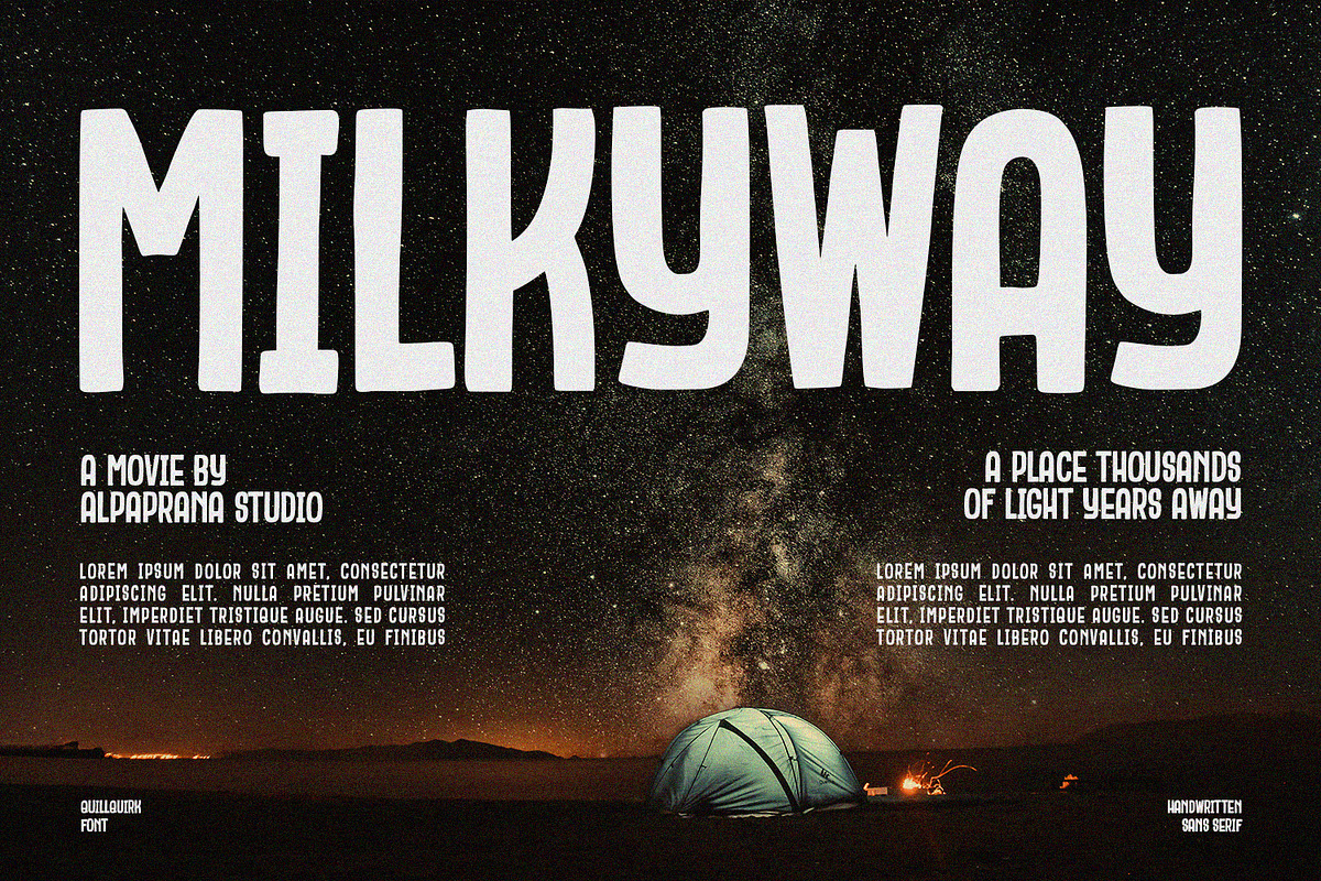 QuillQuirk - Sans Serif Font, a Sans Serif Font by Alpaprana (Photo 8 of 11)