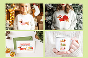 Christmas Dachshunds Collection, a Seasonal Illustration by JulzaArt (Thumbnail 3 of 10)