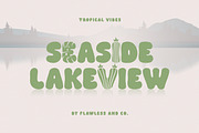 Tropical Vibes - Display Retro Font, a Sans Serif Font by Flawless And Co (Thumbnail 4 of 9)