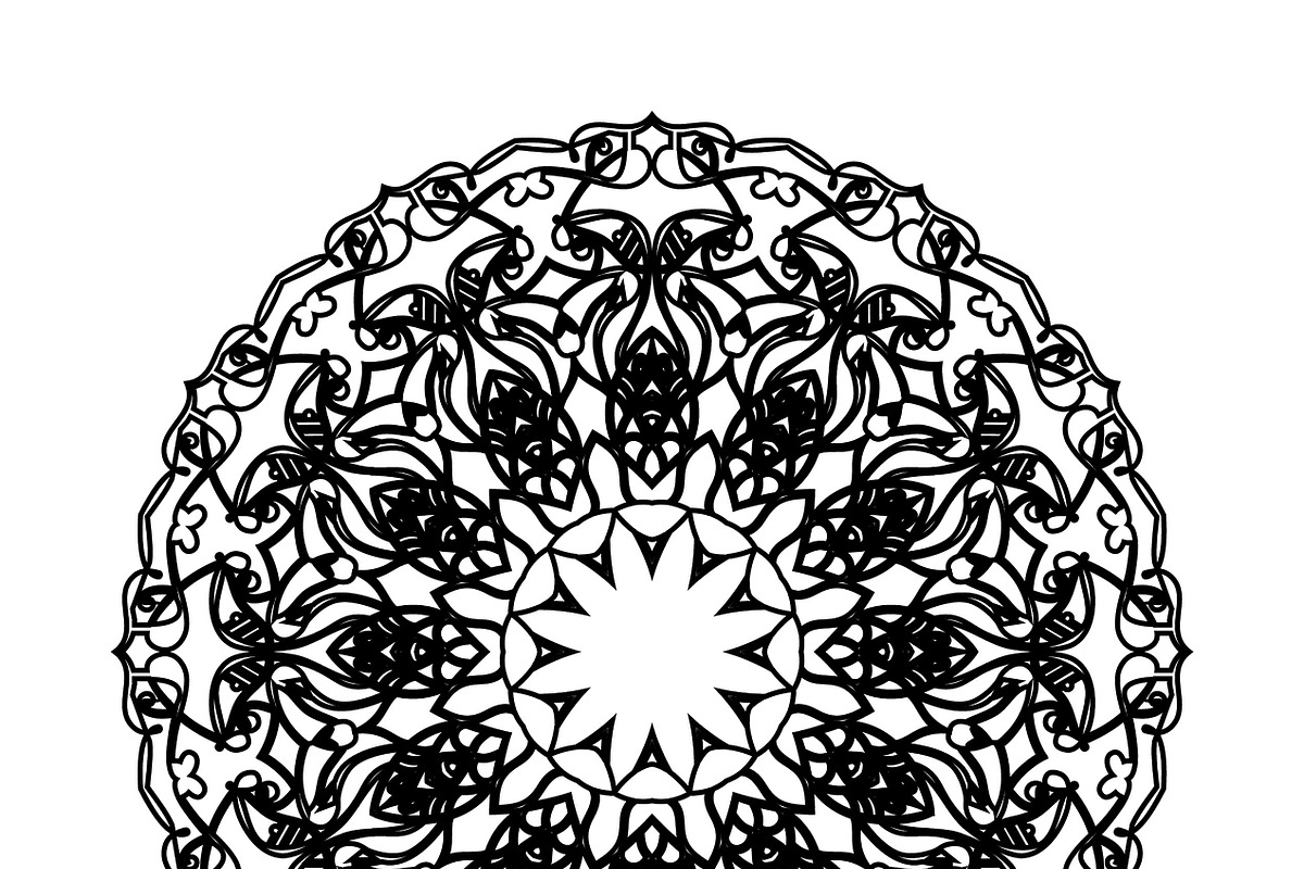 20 mandala vector background design, a Pattern Graphic by NJ Himel (Photo 6 of 21)