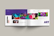 Popart Magazine Landscape Template, a Brochure Template by Pixelpick (Thumbnail 3 of 9)
