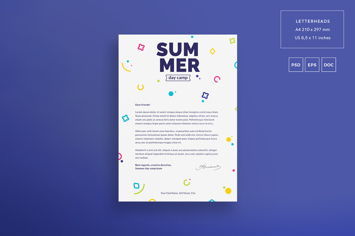 Branding Pack | Summer Camp, a Books & Magazine Mockup by Amber Graphics (Photo 3 of 9)