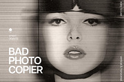 Bad Photo Copier Template, a Layer Style Add-On by Design Squad (Thumbnail 1 of 7)