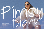 Pimsy Diary Casual Handwritten Font, a Handwritten Font by Rasio Studio (Thumbnail 1 of 11)