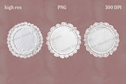 Vintage Fabric Doilies Bundle PNG, an Object Graphic by Marie T (Thumbnail 15 of 24)