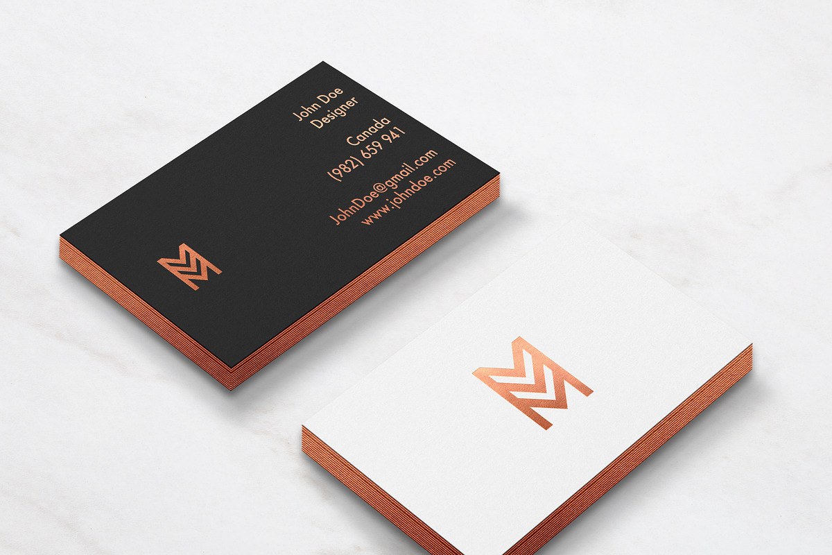 Elegant Business Card mockup, a Print Template by GraphicDash (Photo 2 of 5)