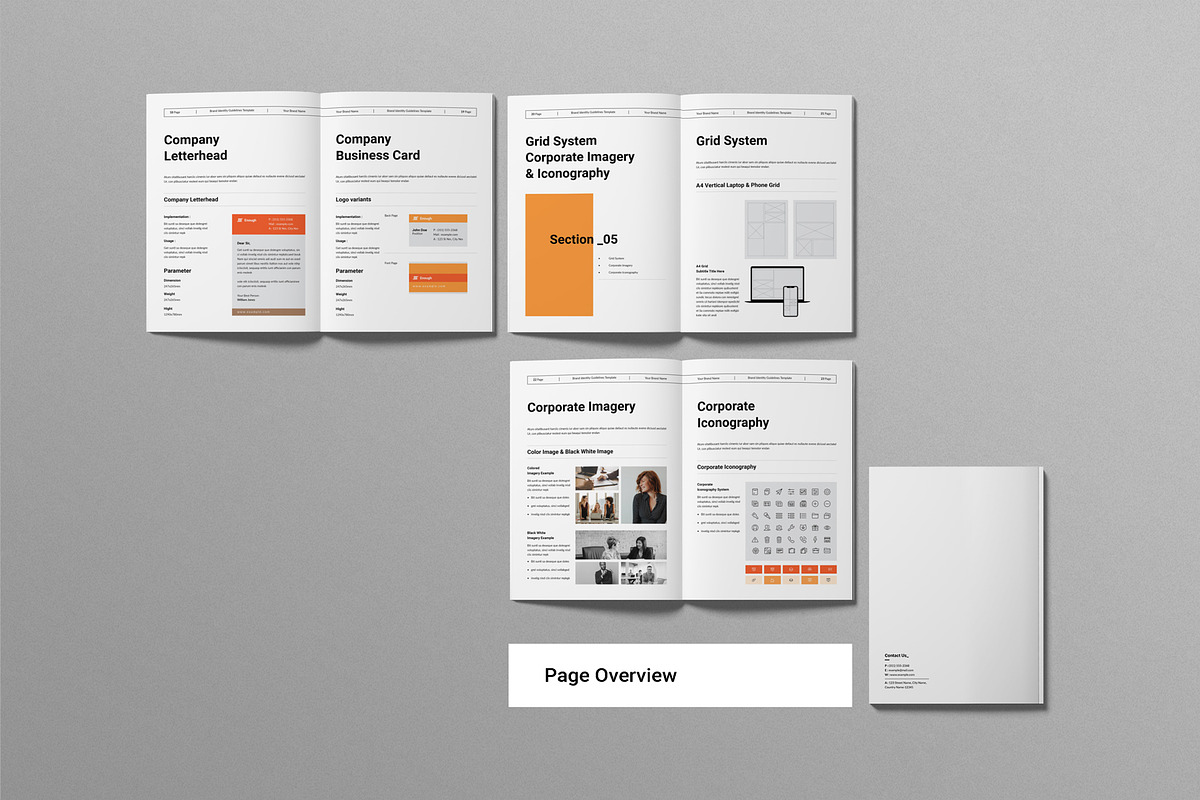 Brand Identity Guidelines Template, a Brochure Template by Work-Envance (Photo 11 of 11)