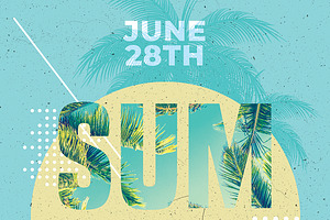 Summer Flyer Invitation Template