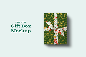 Gift Box Mockup