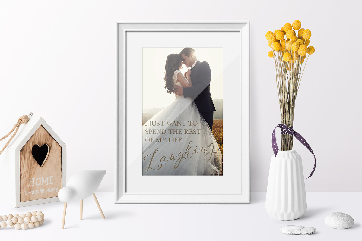 Serenity & Olivia Calligraphy Font, a Script Font by Fine Art Design Studio (Photo 9 of 19)