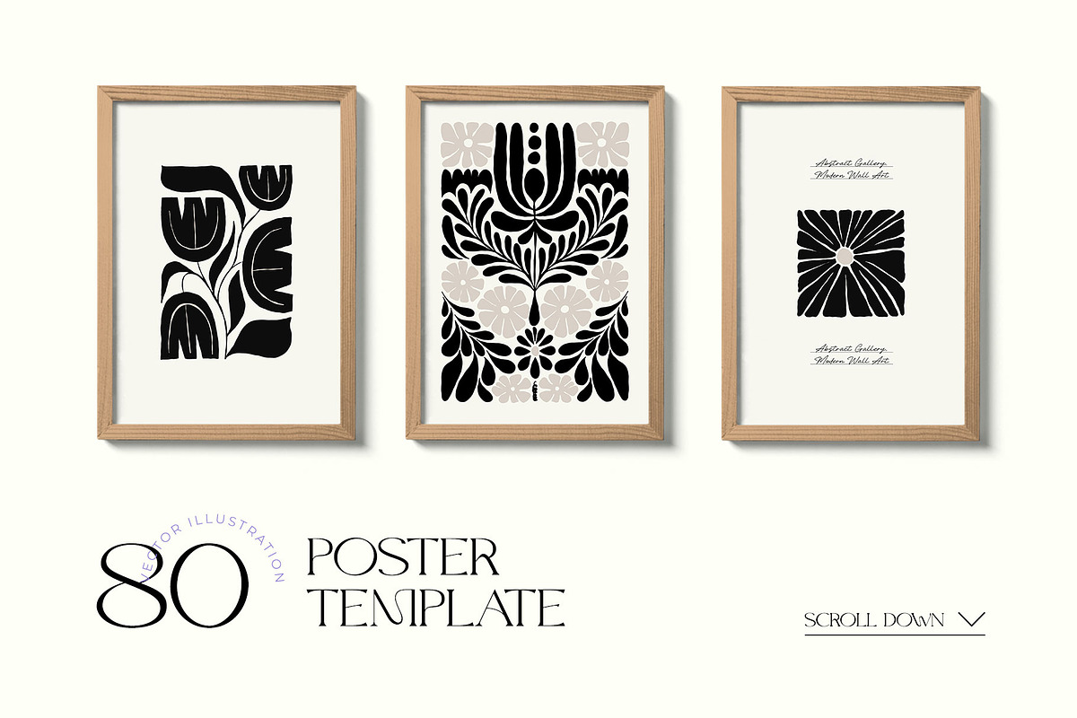 Dark Flowers | Wall Art Creator, an Object Graphic by Leleka.Store (Photo 4 of 15)