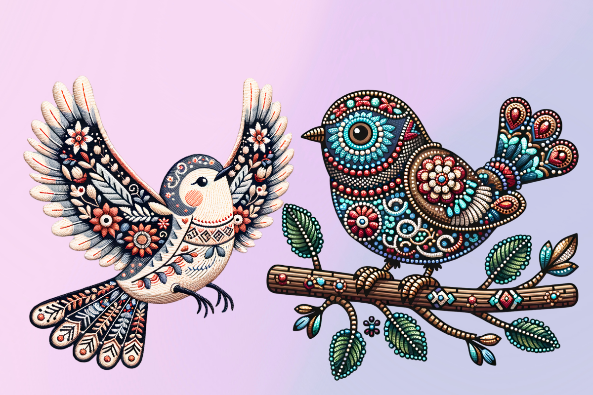 Folk Bird Clipart Png, an Object Graphic by Agnesagraphic (ID 95) (Photo 4 of 7)