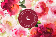 Valeria | Watercolour Flowers Set, a Decorative Illustration by Karma (Thumbnail 16 of 16)