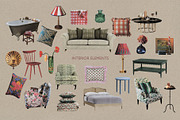 Holiday Home collage creator, an Object Graphic by vanloveart (Thumbnail 3 of 8)