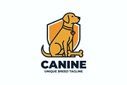 Canine Mascot Cartoon Logo, an Animal Illustration by Cekal_std (Thumbnail 2 of 3)