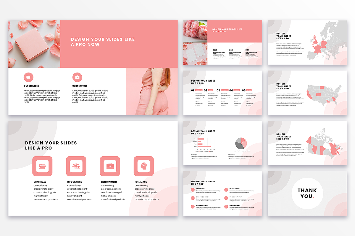 Clean Pink Google Slides, a Presentation Template by 33slides (Photo 5 of 5)