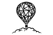 Hot Air Balloon Silhouette Bundle, an Object Illustration by Gaye Art (Thumbnail 14 of 31)