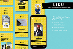 Construction Agency Instagram Story, a Social Media Template by Attype