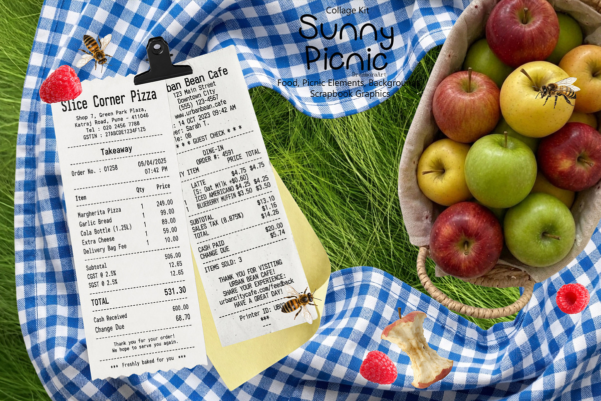 Sunny Picnic Graphics Kit, an Object Graphic by DreamoraArt (Photo 2 of 7)
