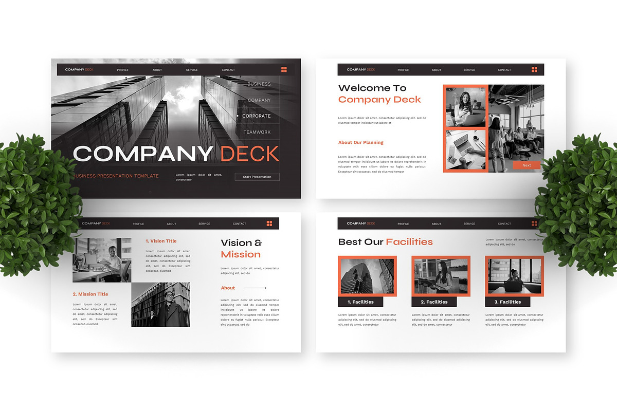 Company Deck - Business Powerpoint, a Presentation Template by Deepslide Studio (Photo 4 of 4)