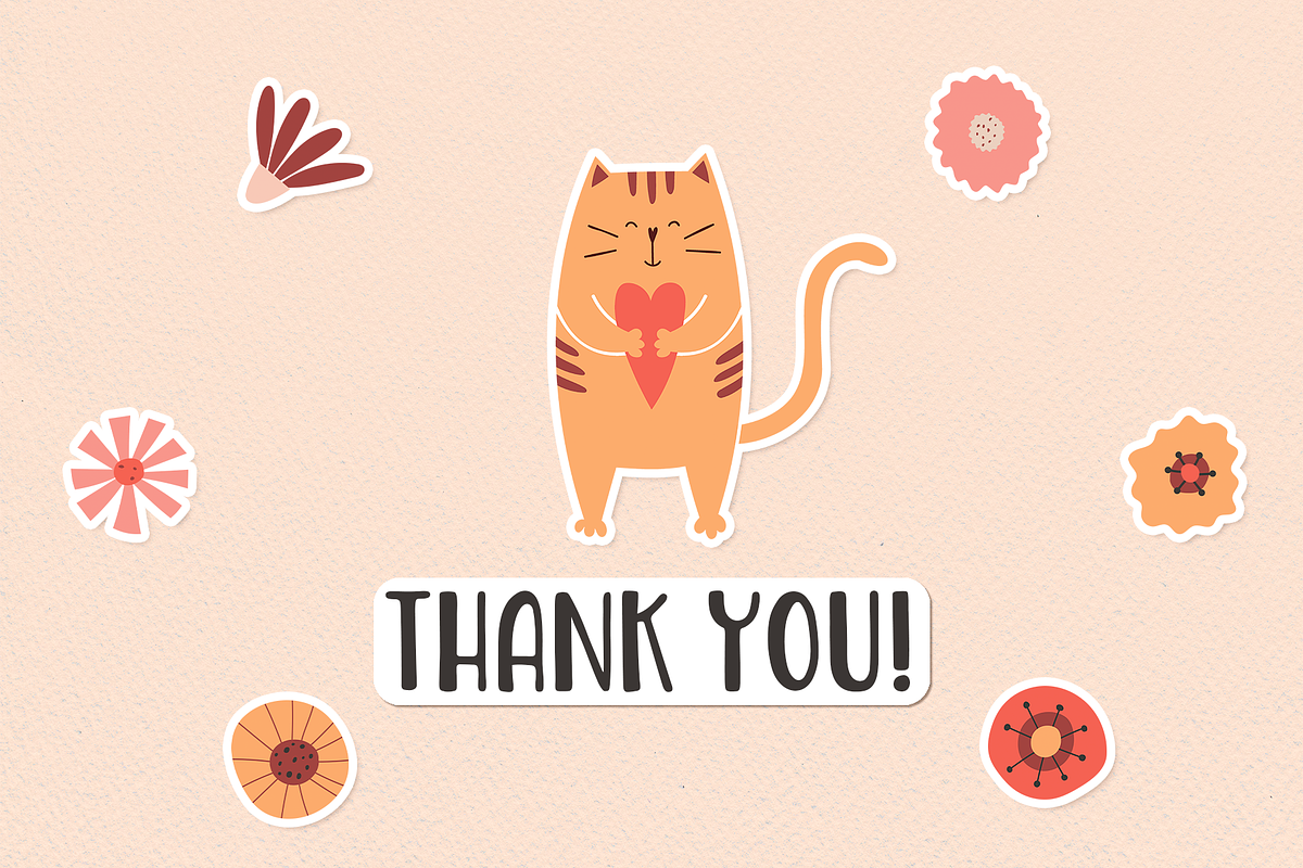 Cats in love. Cards & Patterns, an Animal Illustration by Valeria Soloveva (Photo 13 of 13)